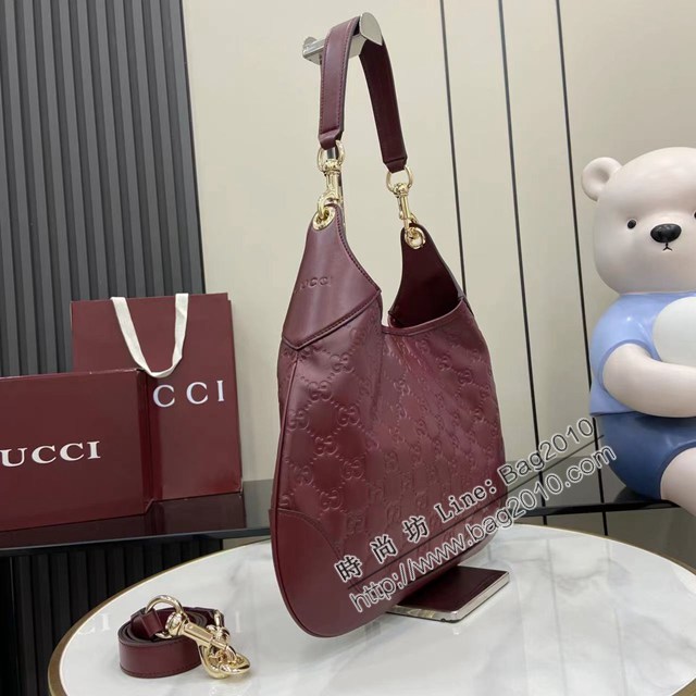 Gucci專櫃古馳最新款Body雙鎖扣手袋大號休閒肩背女包 jh2923型號：834981